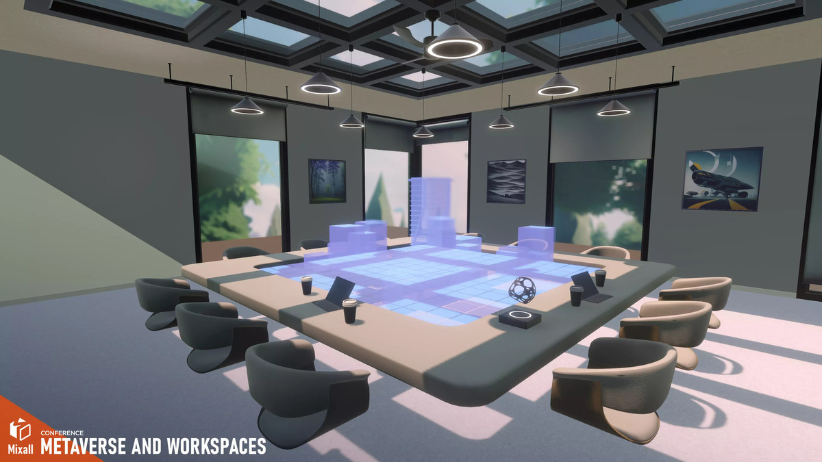 Metaverse та робочі простори – конференція – пакет Unity Asset Store.