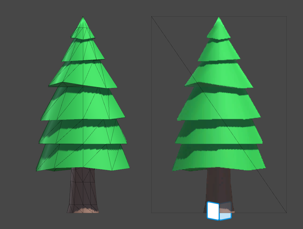 Billboard Mage 1.0 Pine Tree 3D-модель до квадратної сітки